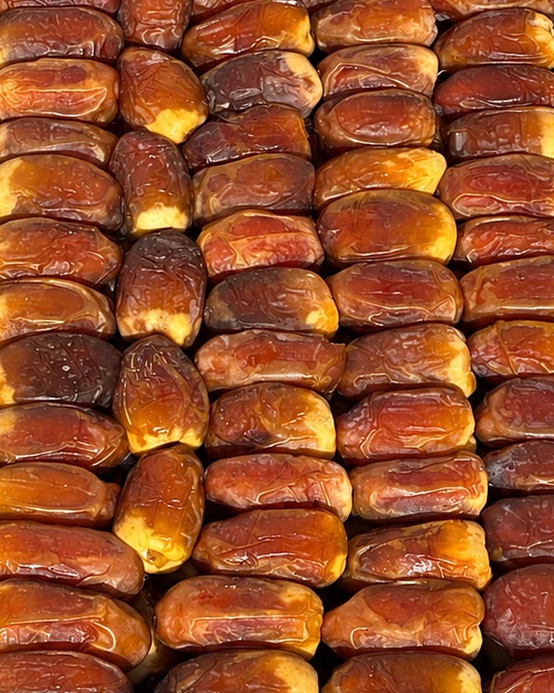 حبات صقعي كبيرة مصفوفة
